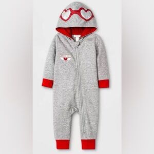 Cat & Jack Valentine's Onesie, 6-9m